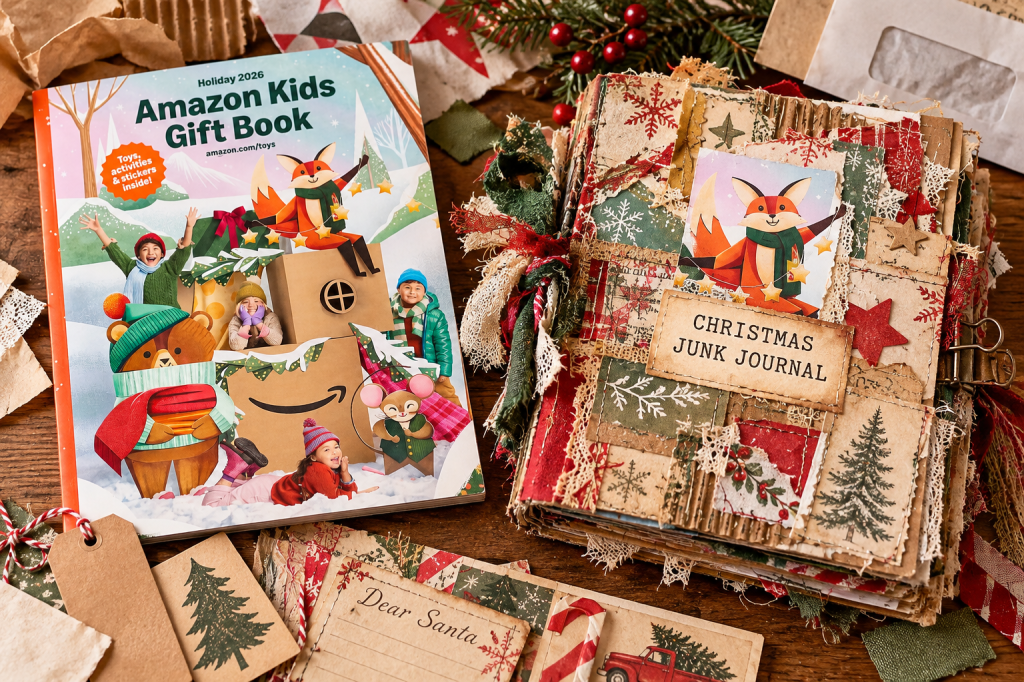 Amazon Christmas Catalog to Junk Journal